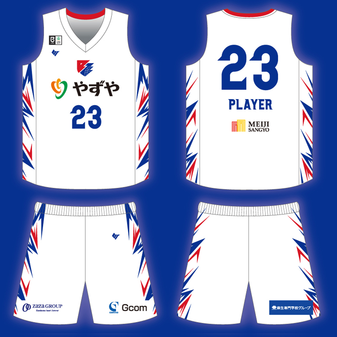 ライジングゼファーフクオカ 2026-27シーズン BFIVE製アウェイユニフォーム