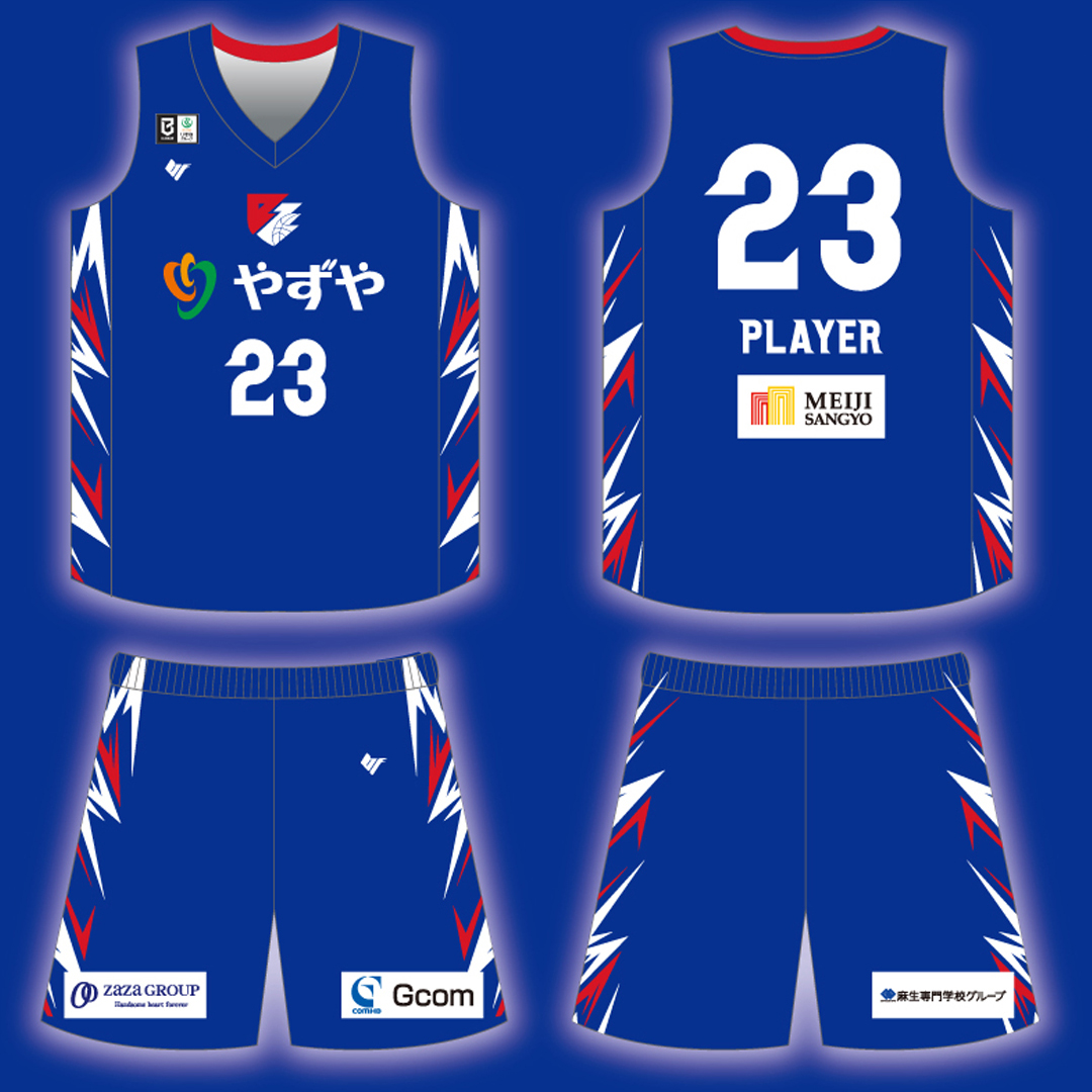ライジングゼファーフクオカ 2026-27シーズン BFIVE製ホームユニフォーム