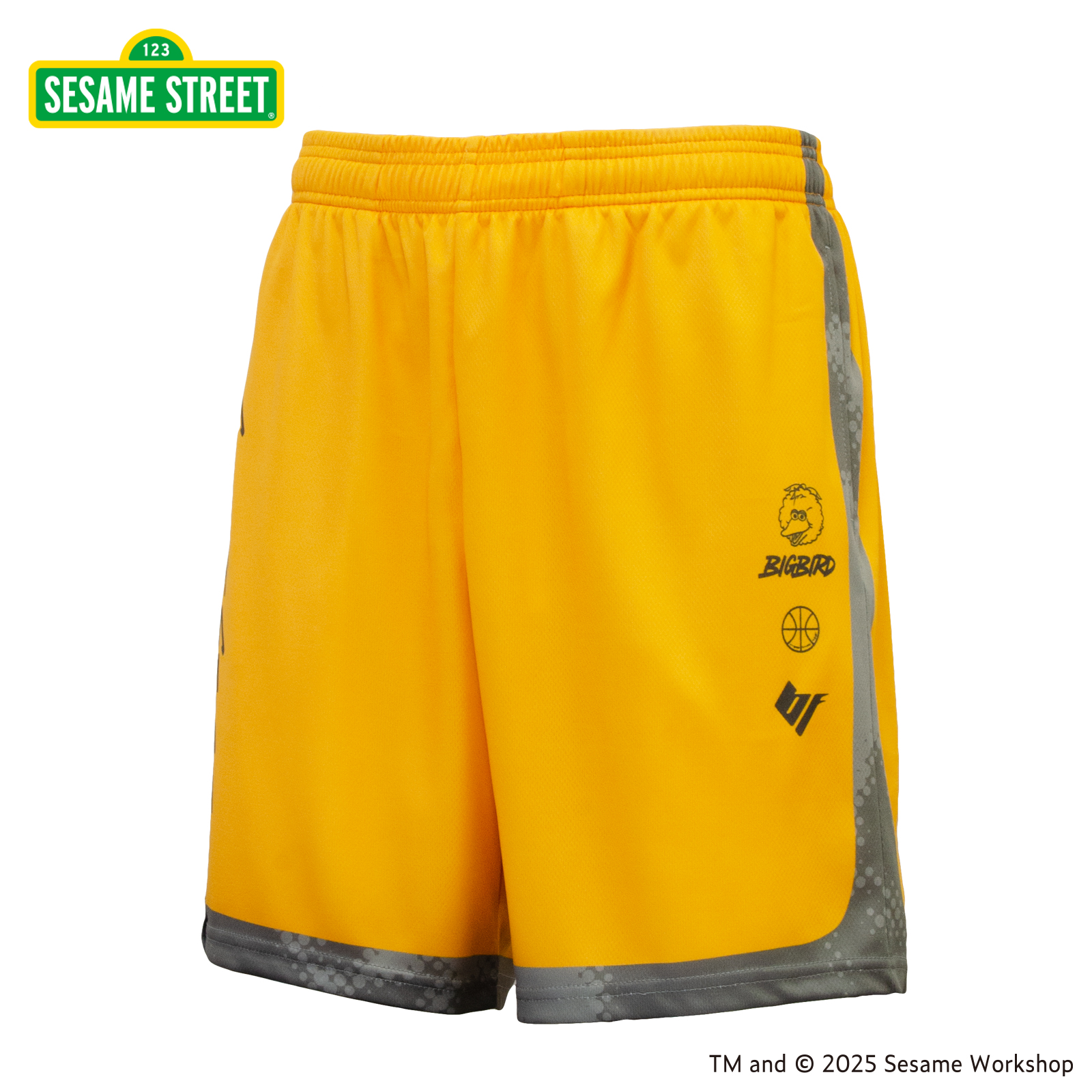 SESAME STREET BACKWARDS SHORTS  BIG BIRD [膝上丈]