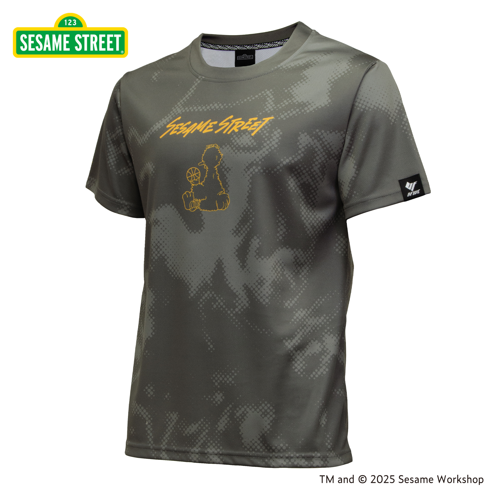SESAME STREET BACKWARDS PRACTICE TEE Jr  BIG BIRD