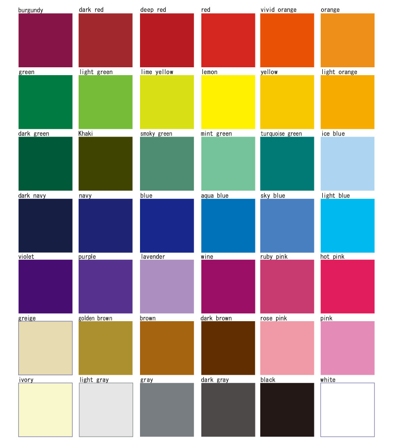 color sample