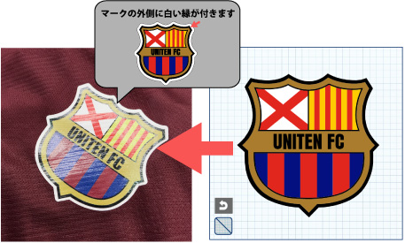 エンブレム作成ツール サッカーユニフォームブランドuniten ユニテン