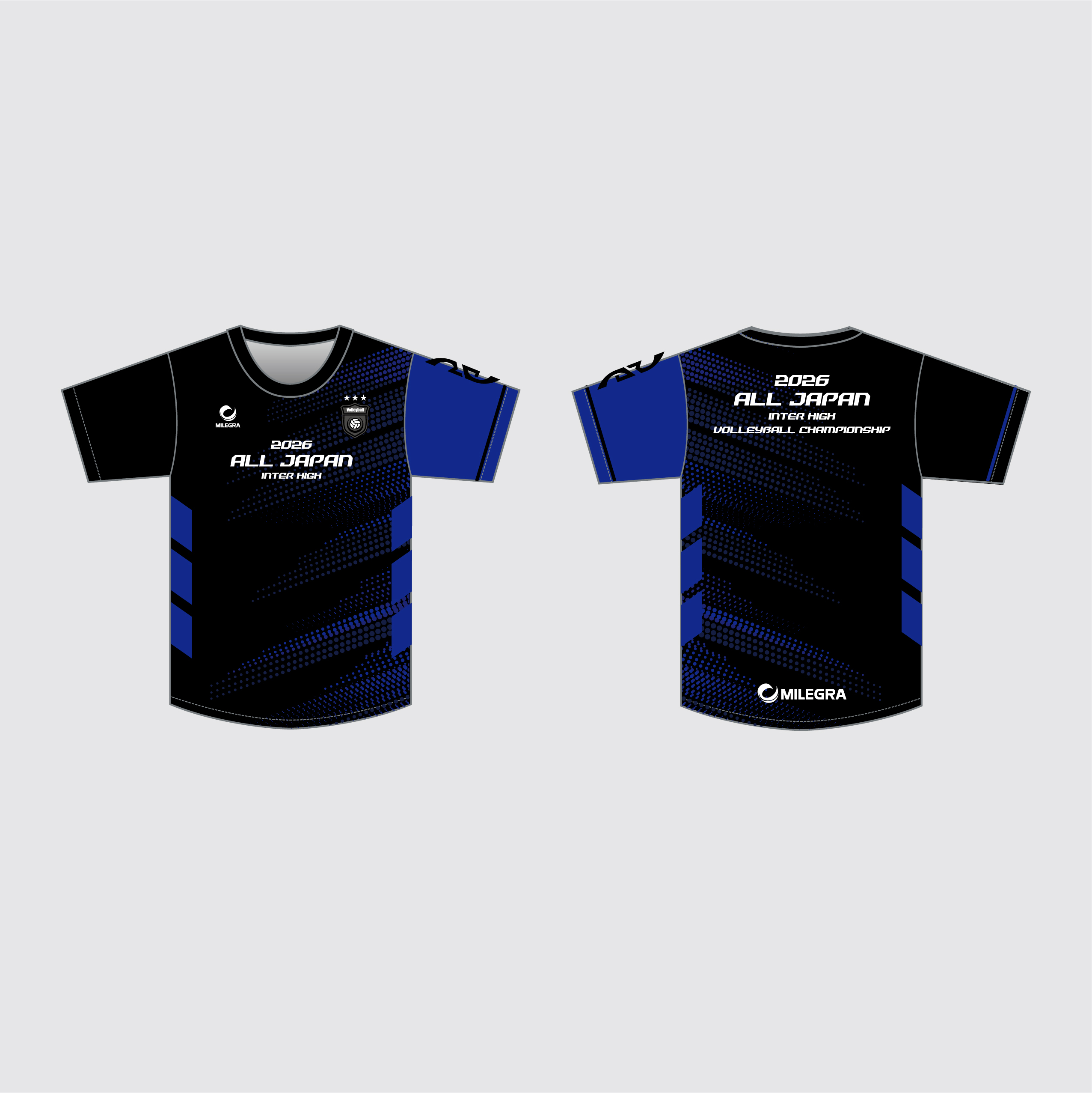 記念昇華Tシャツ（ブルー×ブラック）