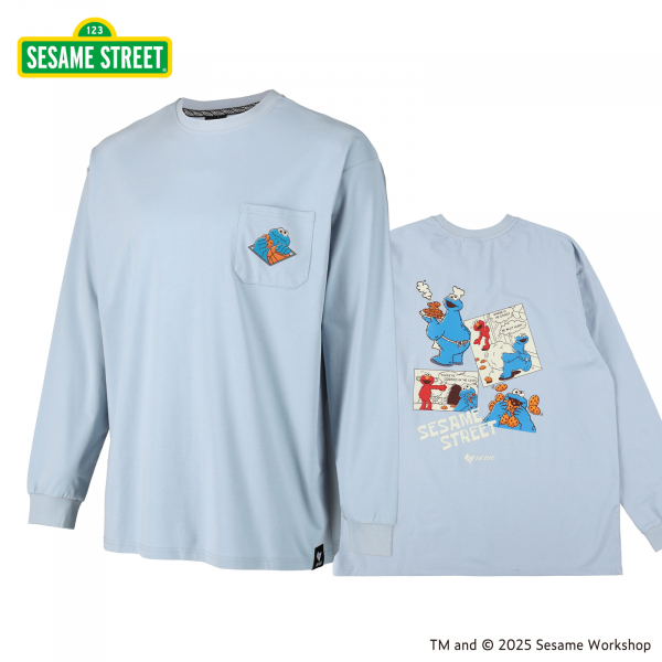 SESAME STREET COMIC TEE COOKIE MONSTER
