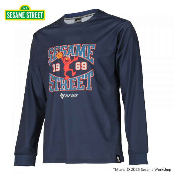SESAME STREET VARSITY TEE ELMO [長袖]