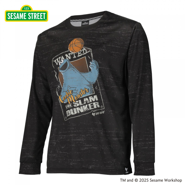 SESAME STREET DUNKER TEE COOKIE MONSTER [長袖]