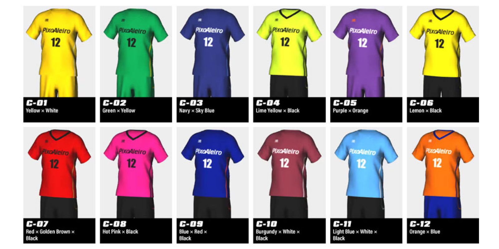 the colour variation images