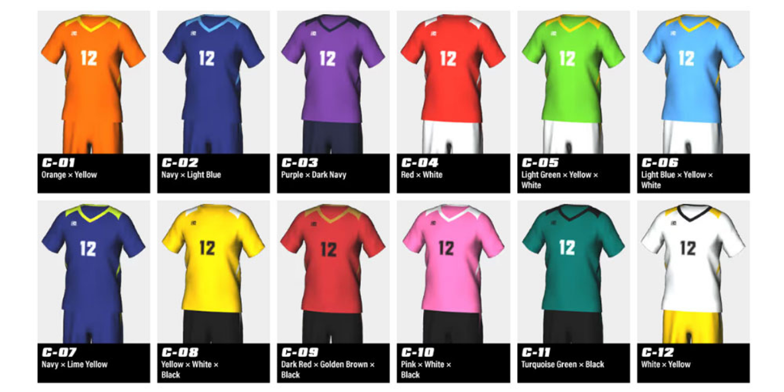 the colour variation images