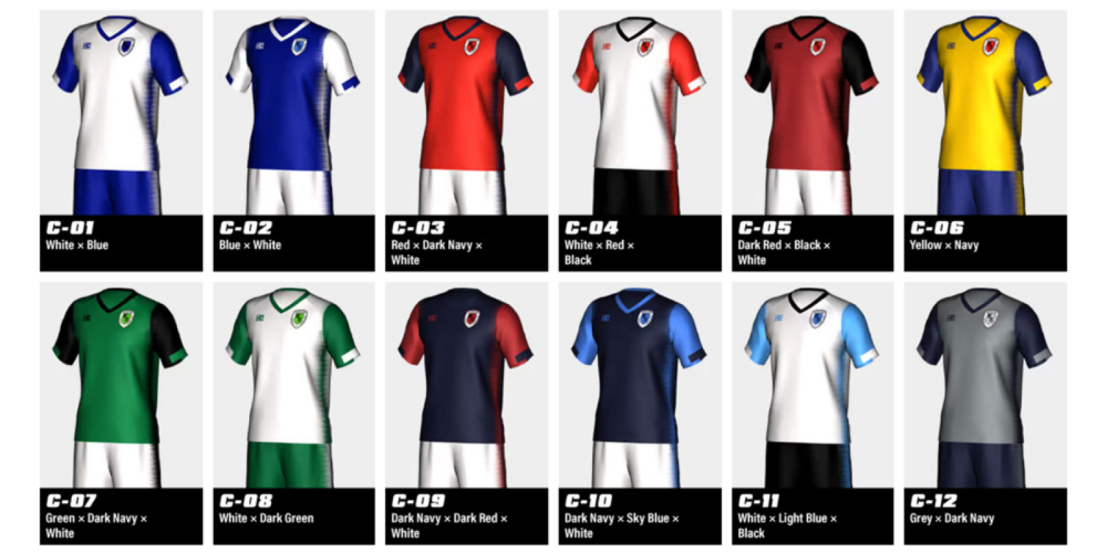 the colour variation images