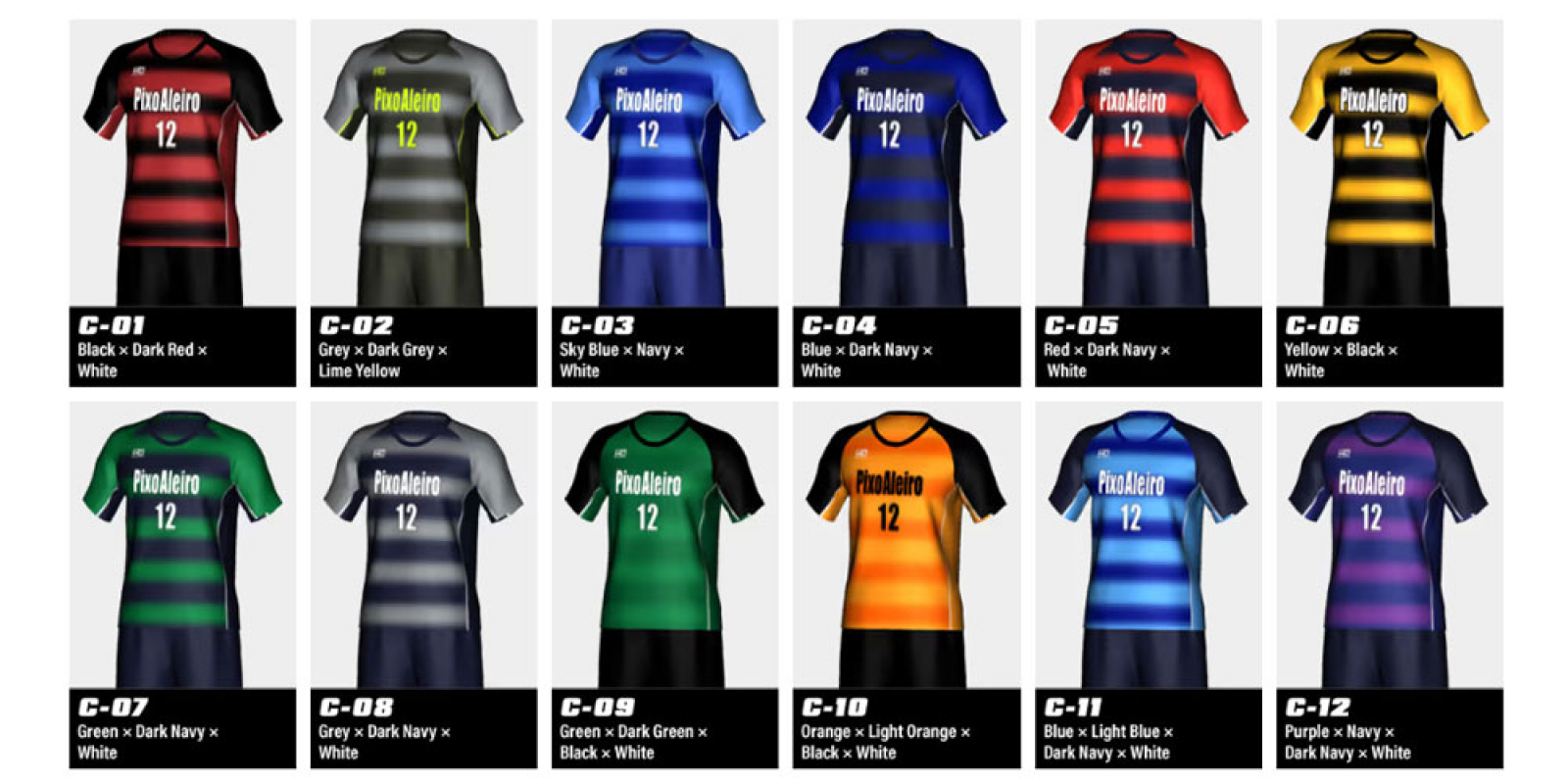 the colour variation images