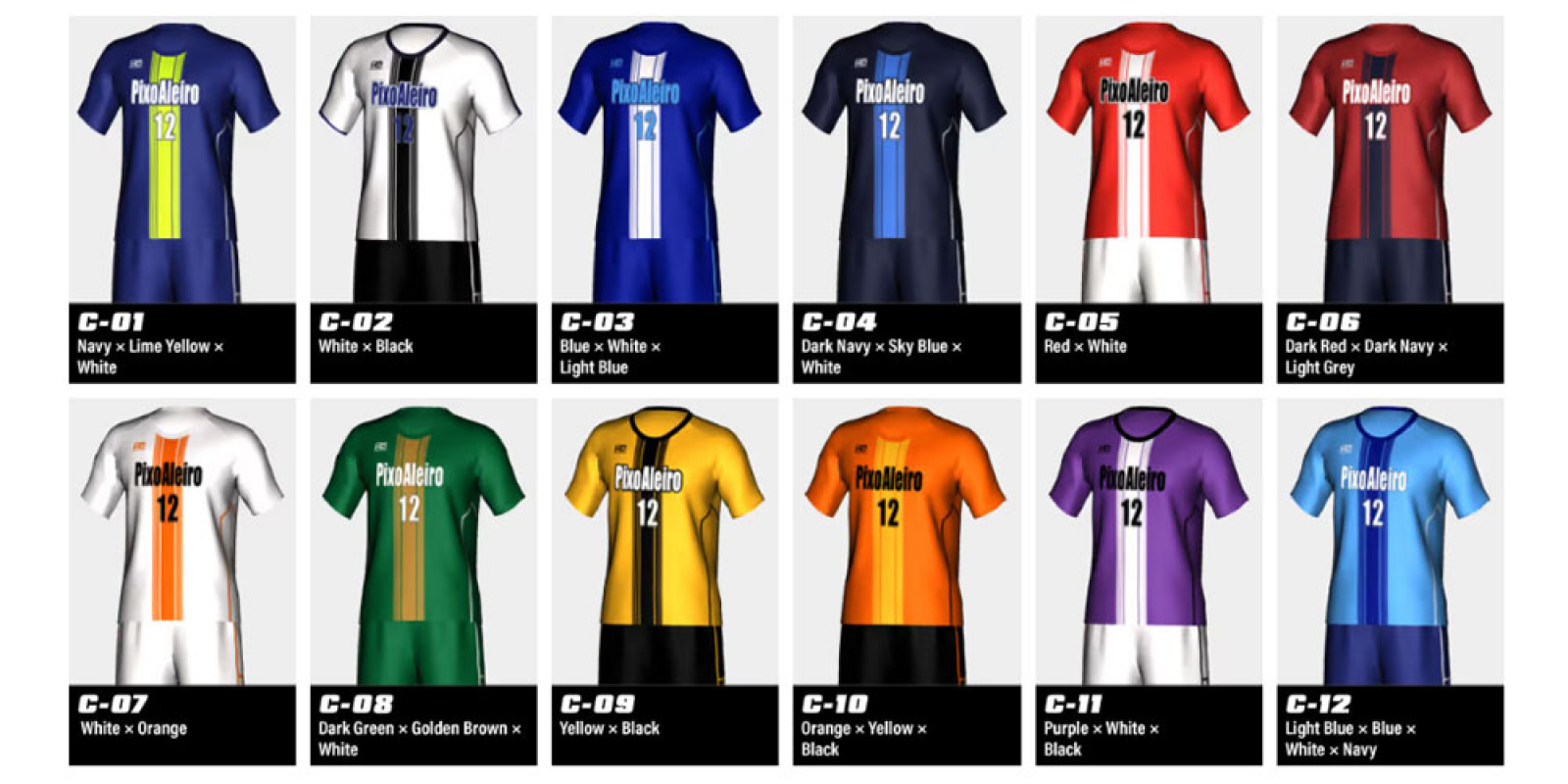 the colour variation images