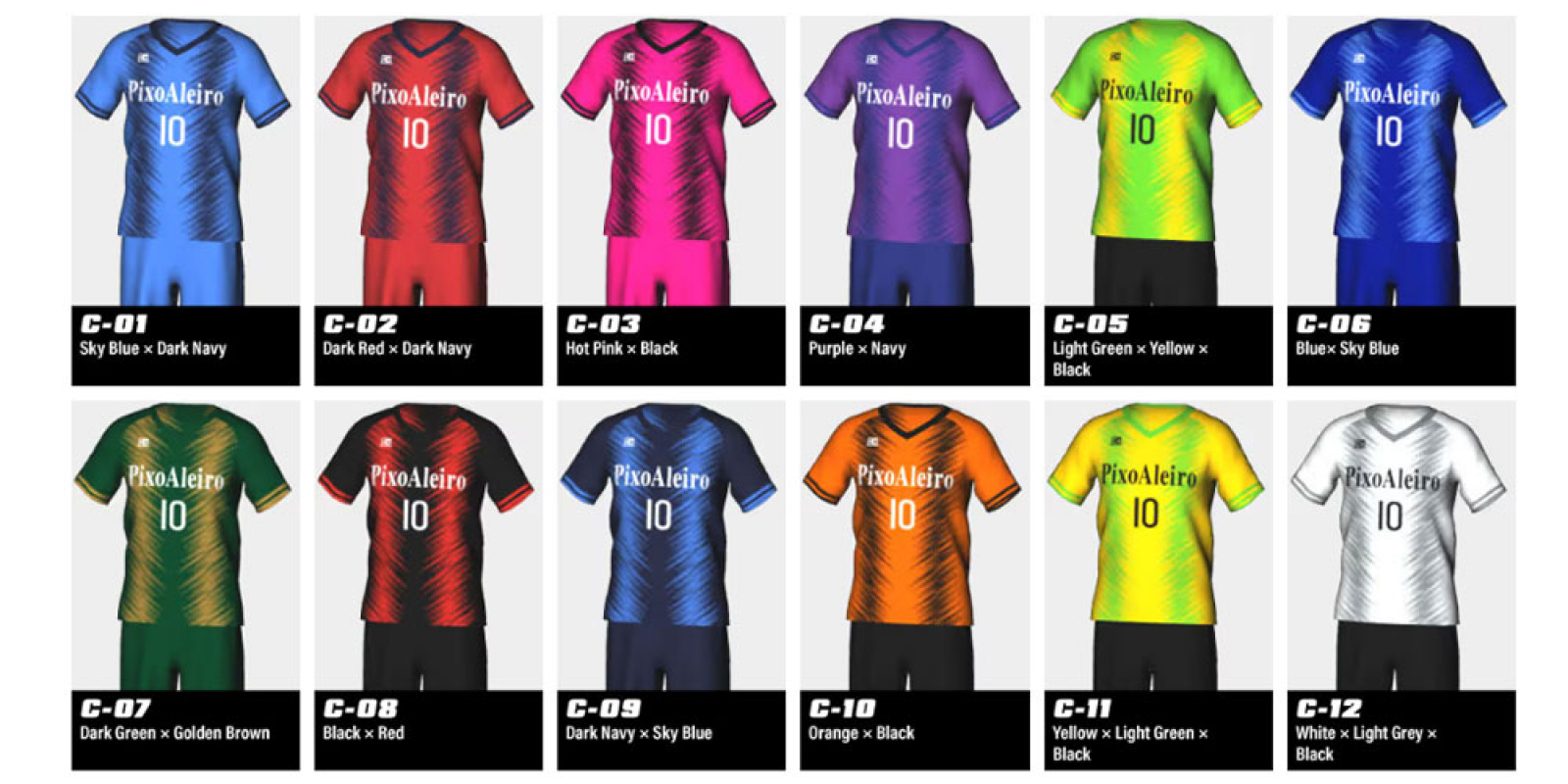 the colour variation images