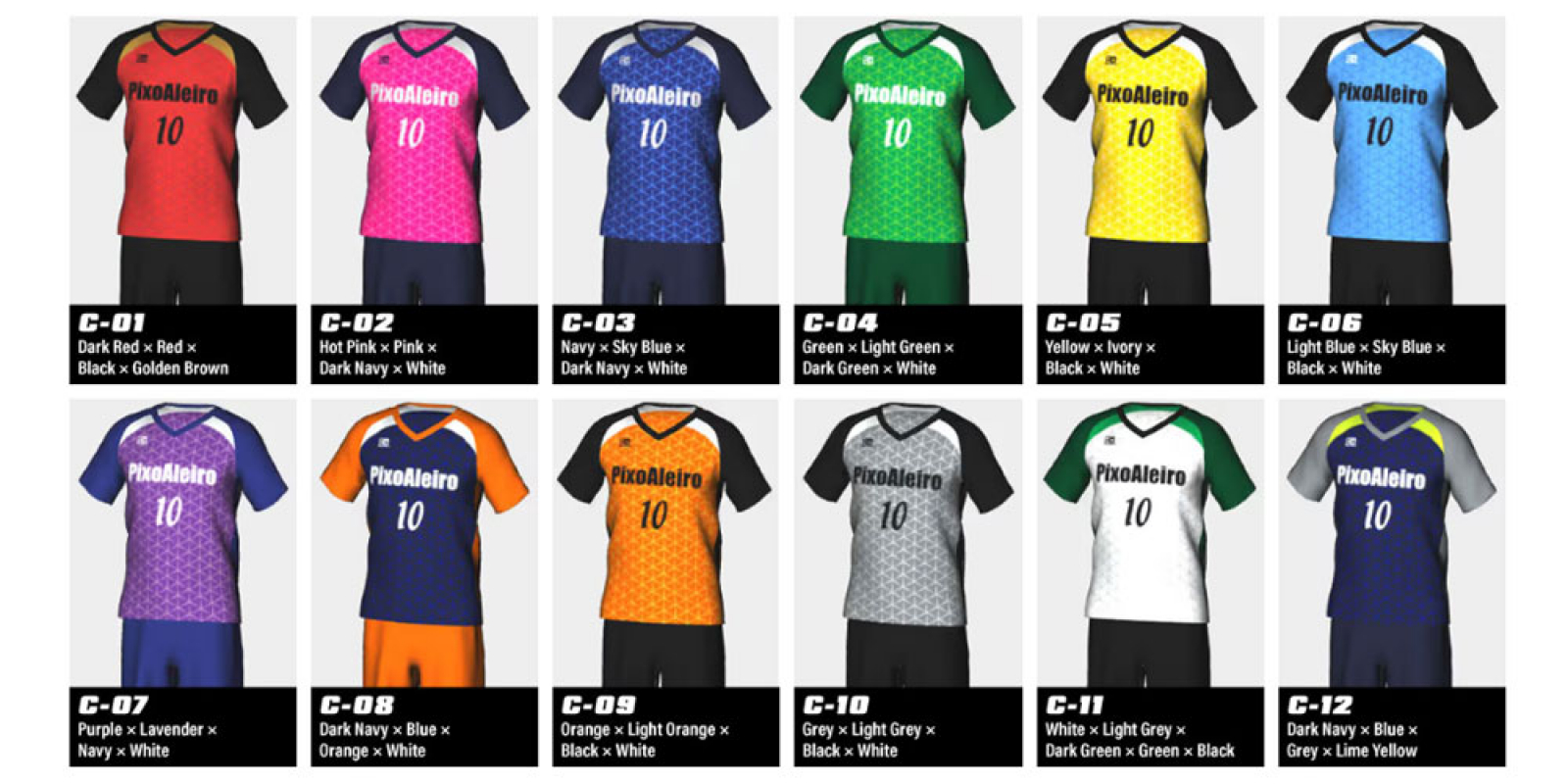 the colour variation images