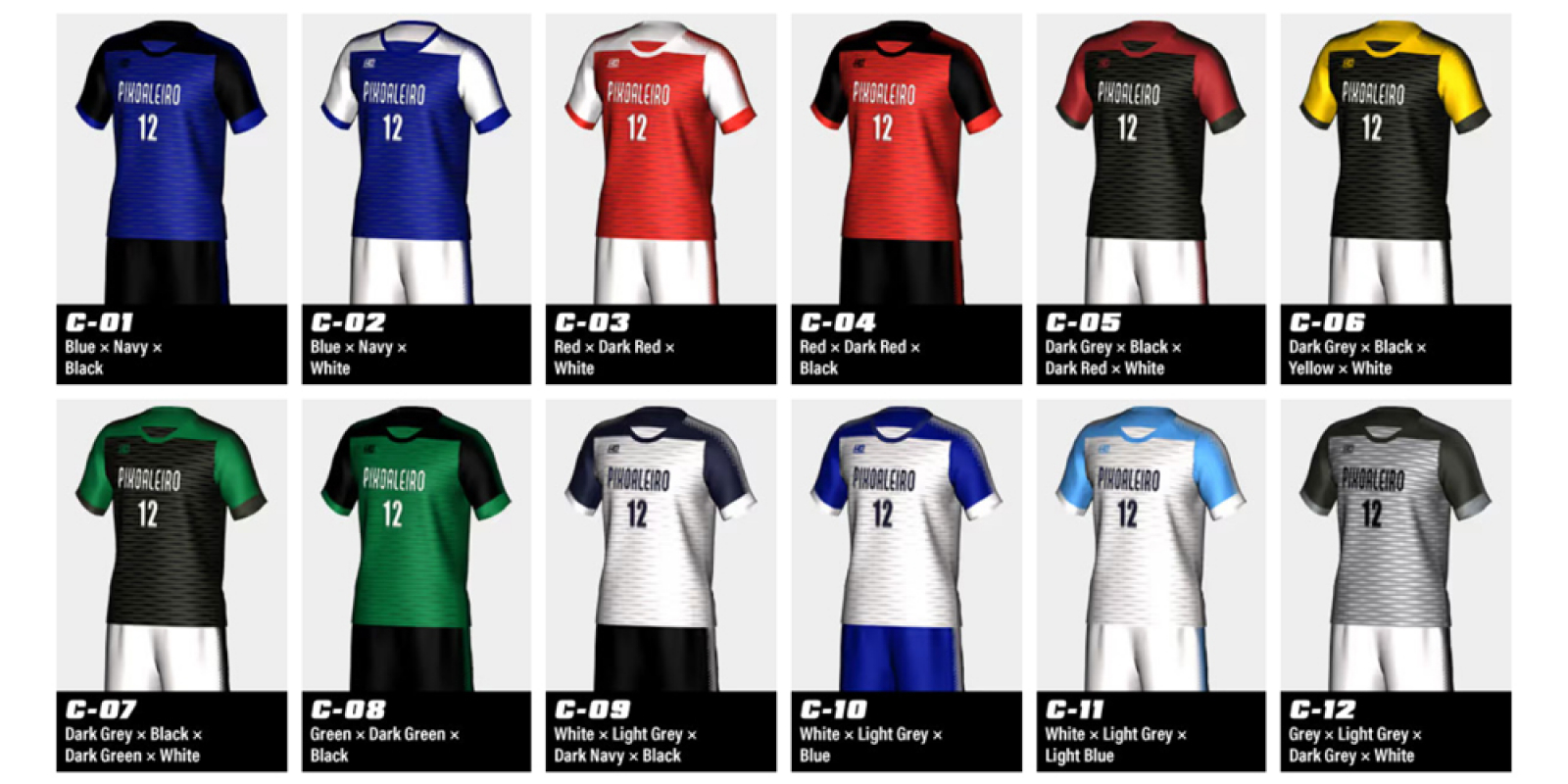 the colour variation images