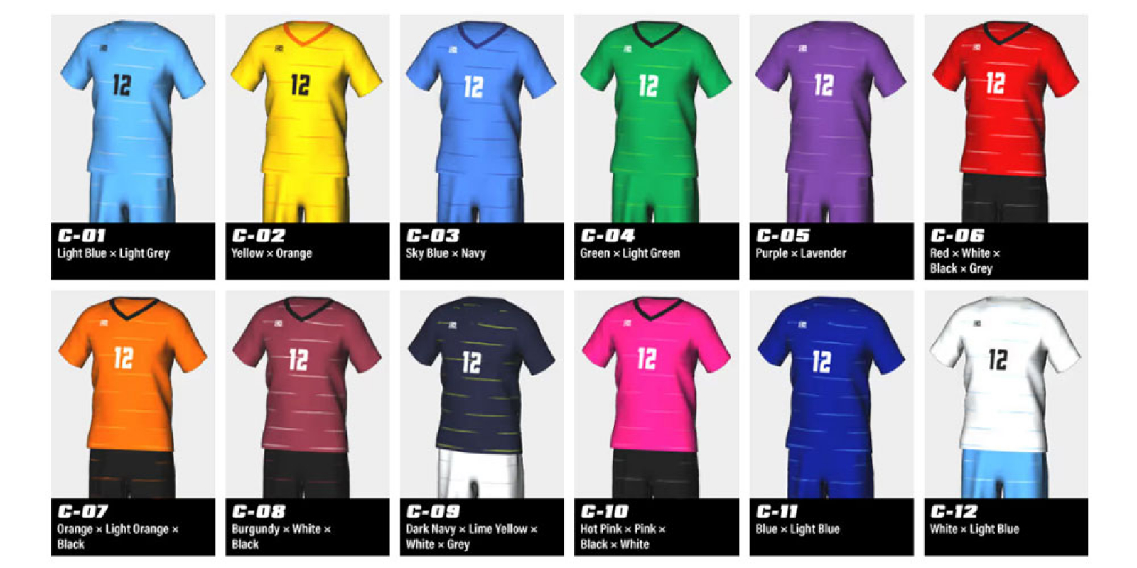 the colour variation images