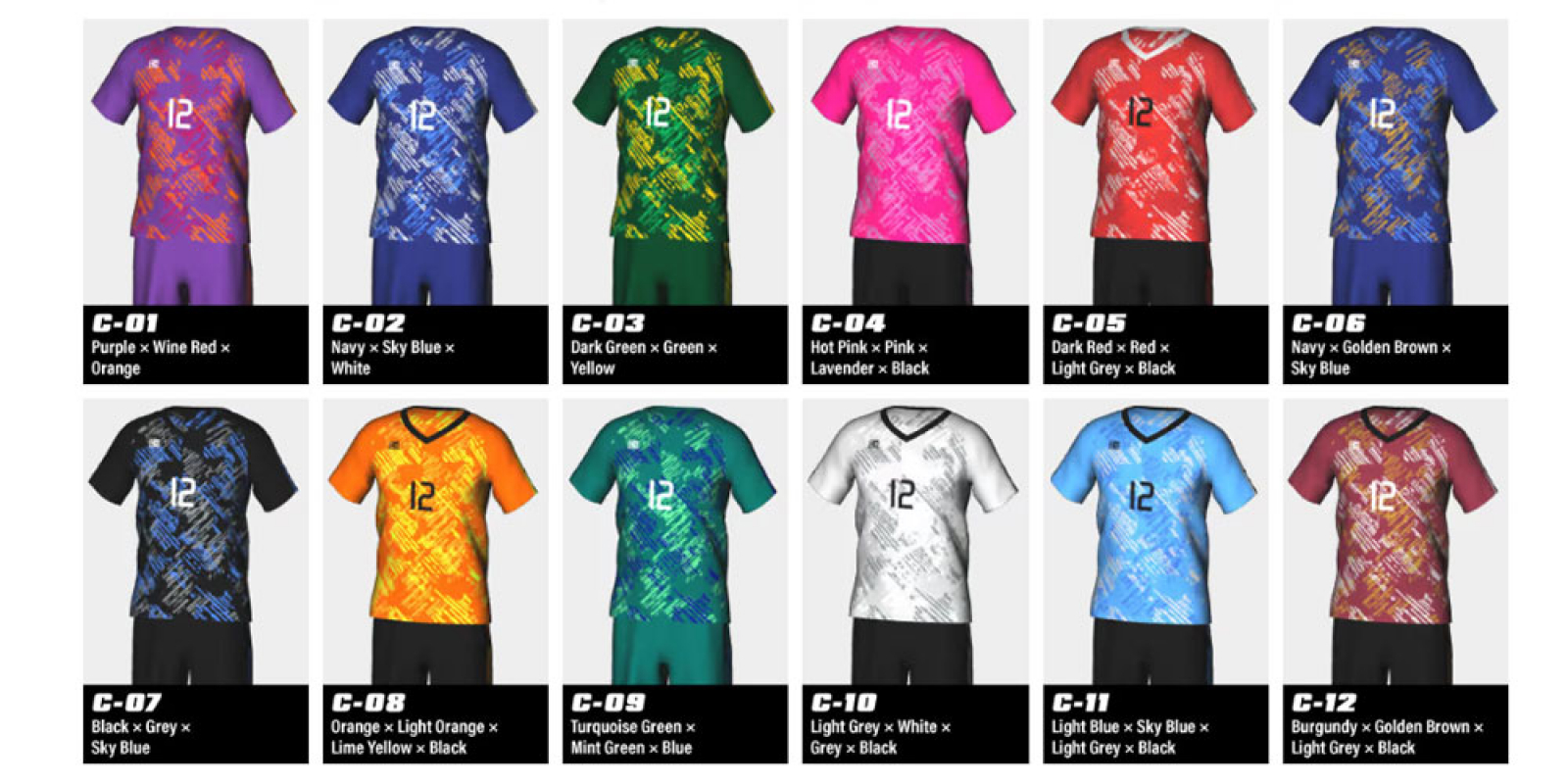 the colour variation images