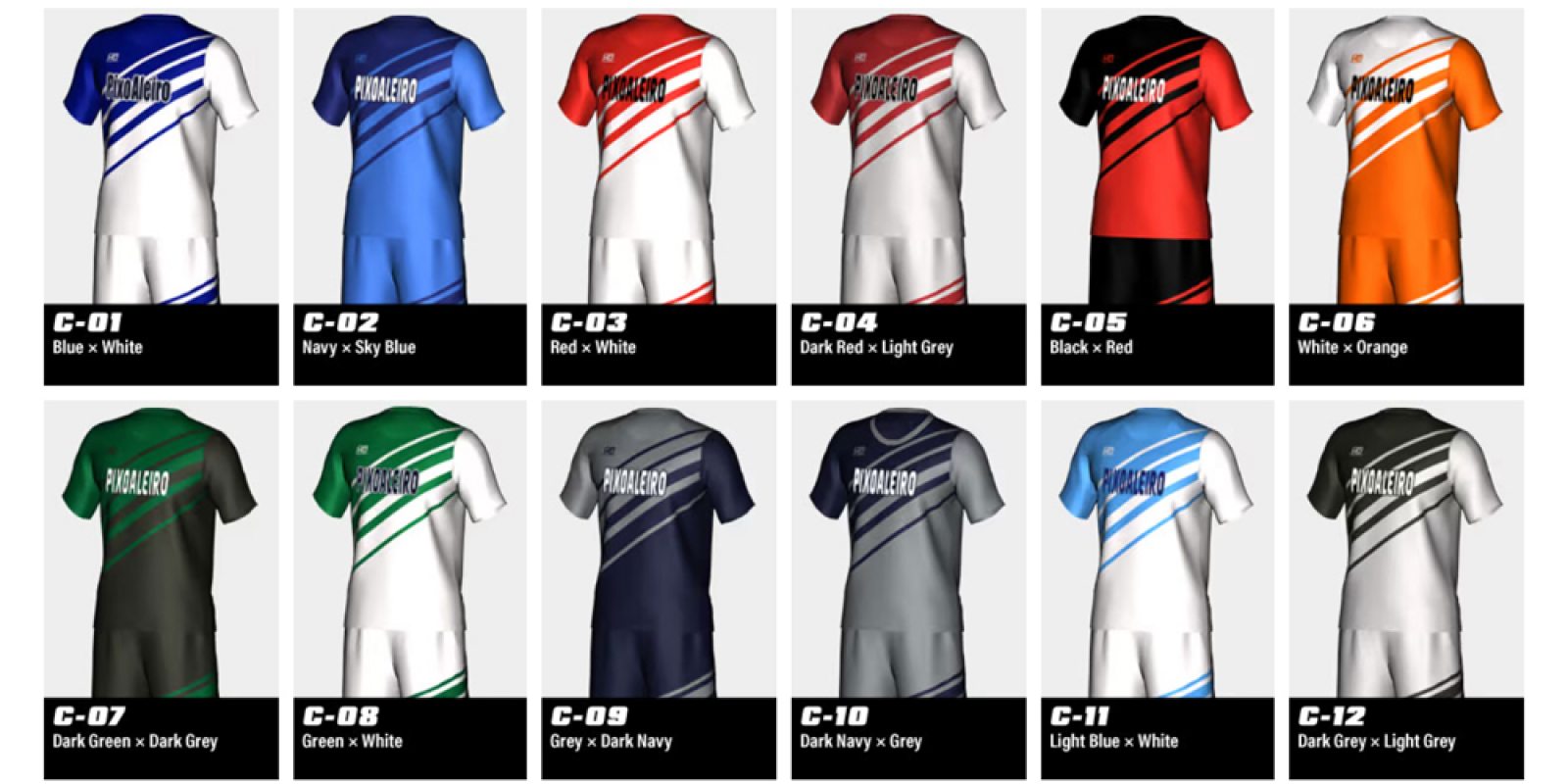 the colour variation images