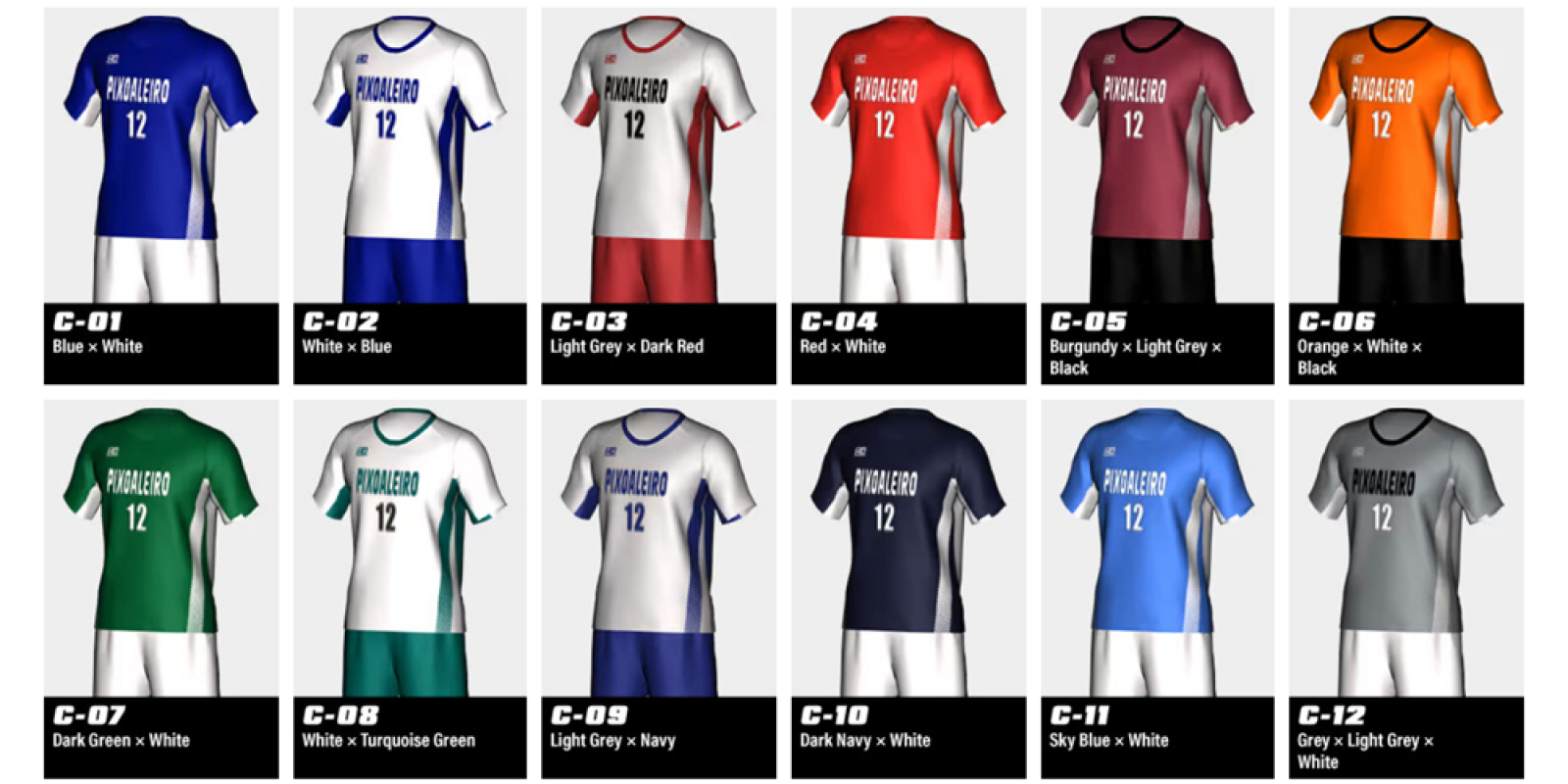 the colour variation images