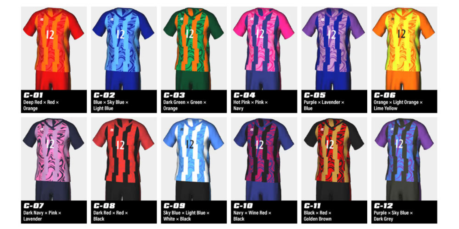 the colour variation images