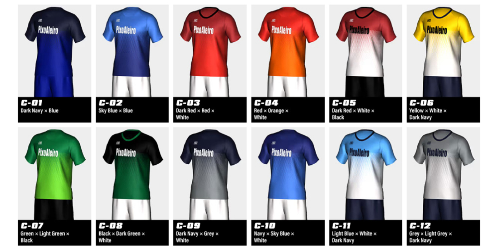 the colour variation images