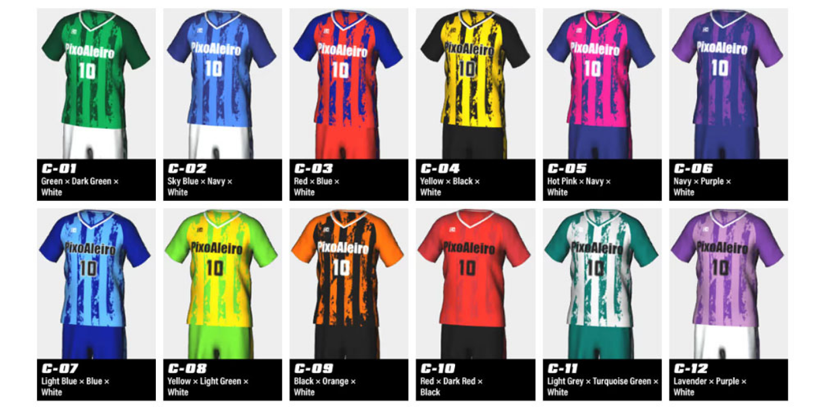 the colour variation images