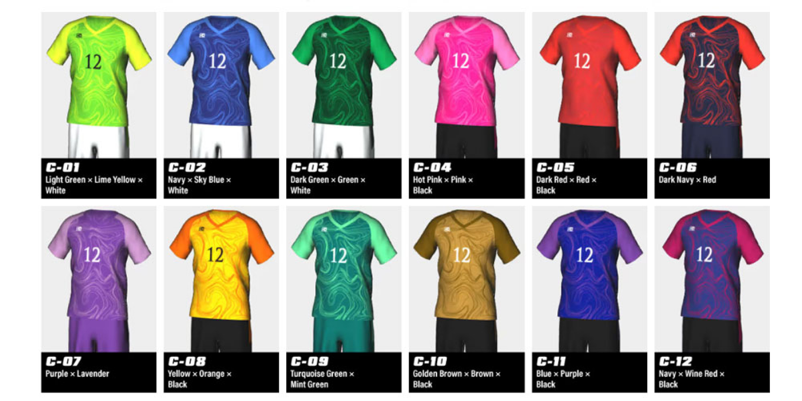 the colour variation images
