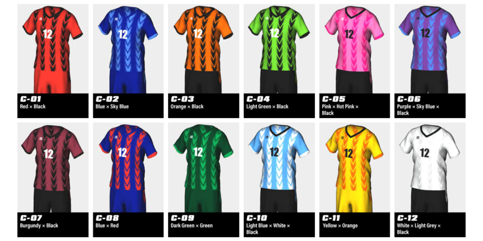 the colour variation images