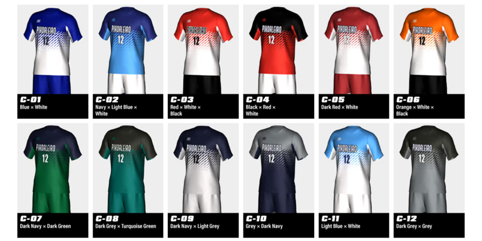 the colour variation images