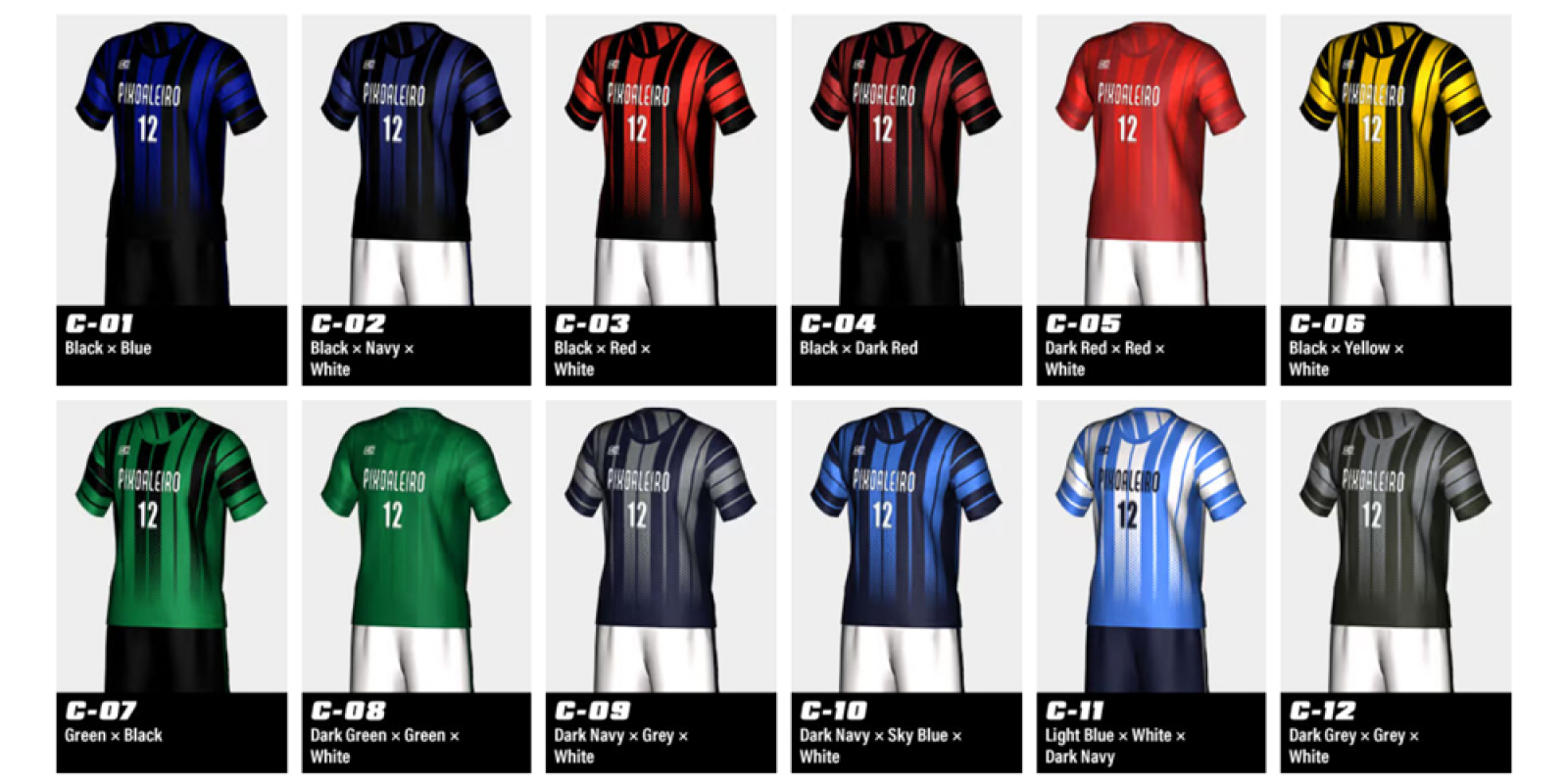 the colour variation images