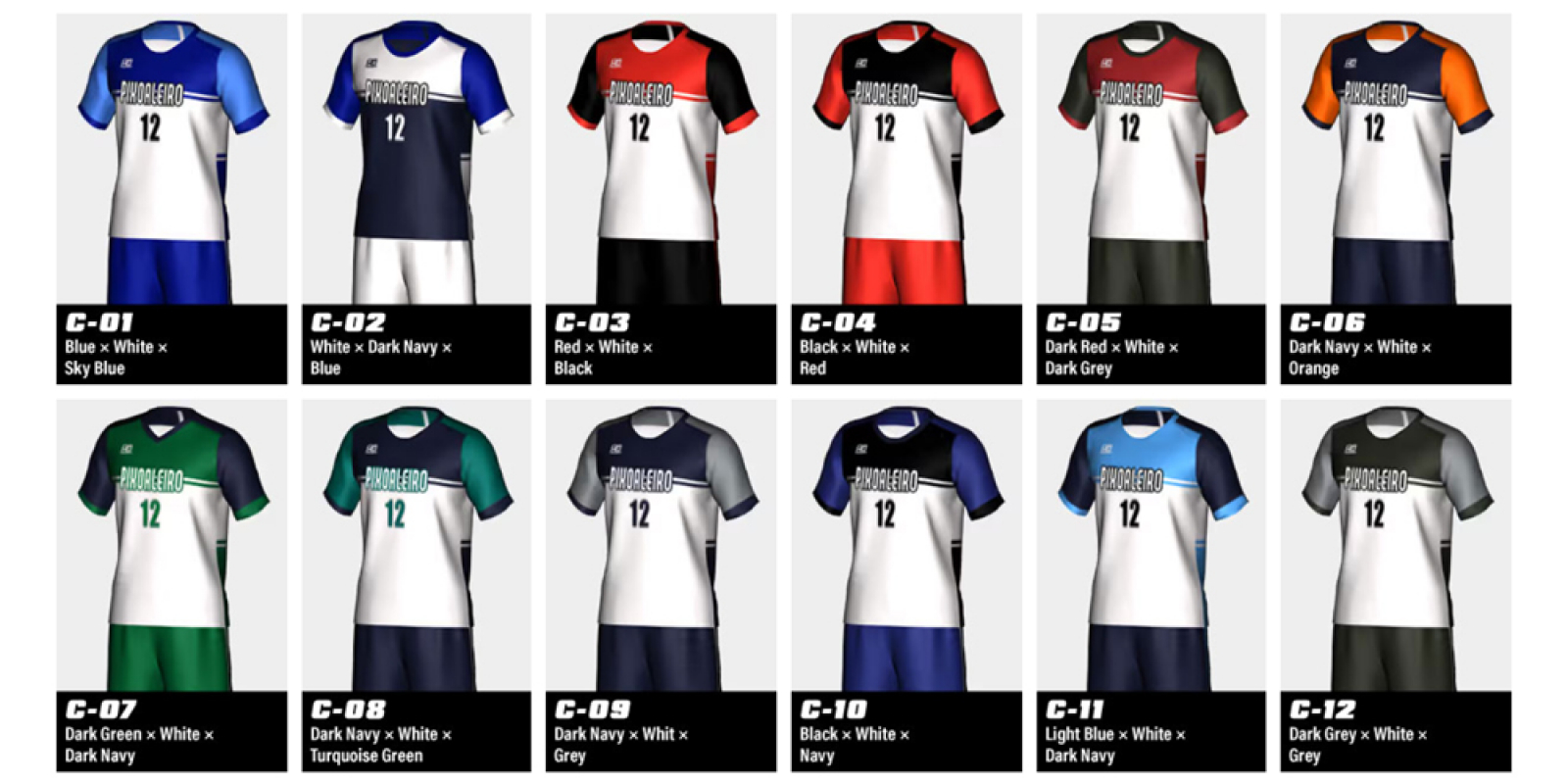 the colour variation images